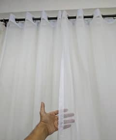 3 PCs indoor plain home curtains for windows