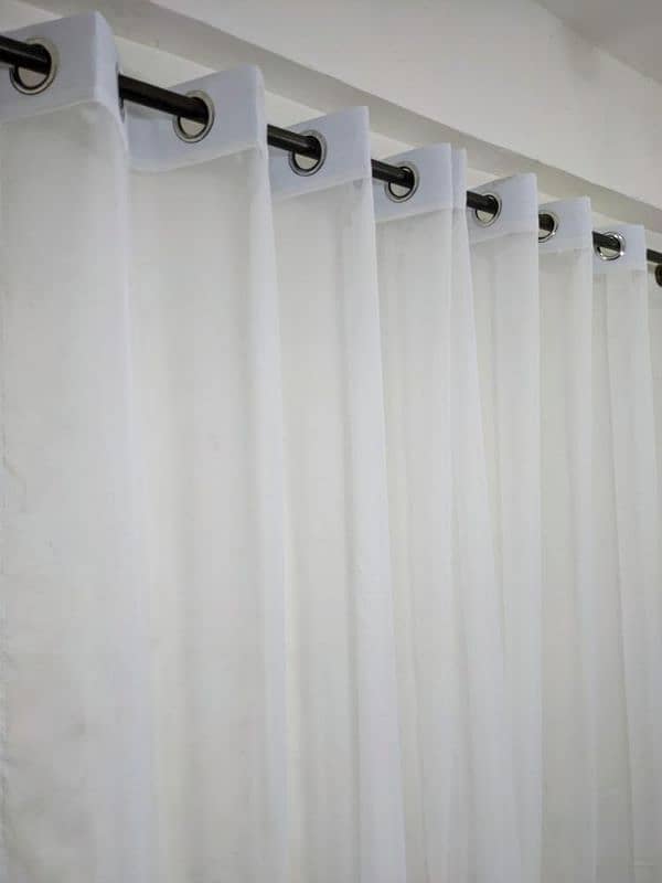 3 PCs indoor plain home curtains for windows 2