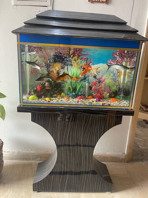 Aquarium with stand for sale 6