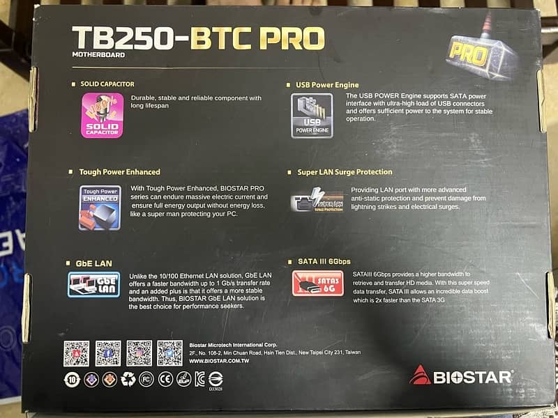 biostar LGA 1151 motherboard TB250 + pcie sata expansion  cards 7