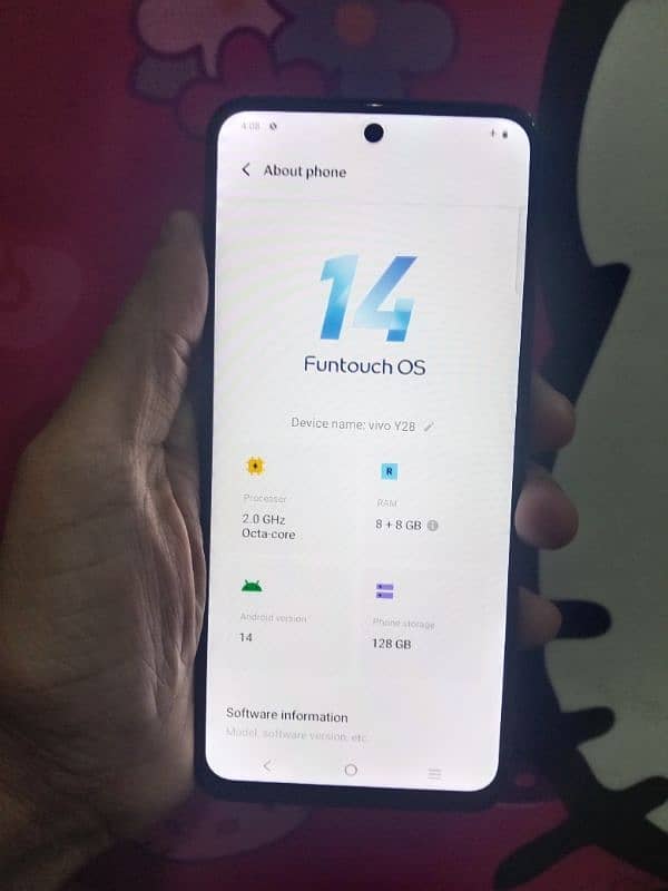 vivo y28 8+8gb 128gb official approved 6