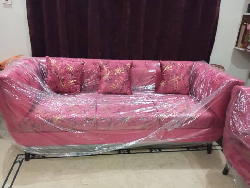 new 5 seater sofa set, molty foam seats, 1