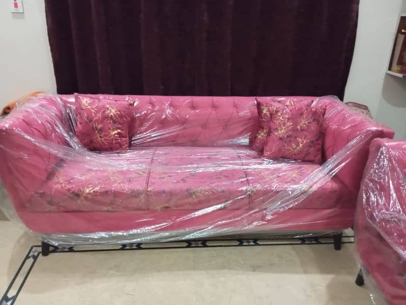 new 5 seater sofa set, molty foam seats, 2