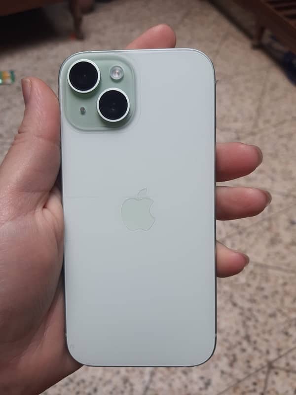 Iphone 15 Non PTA mint green 128 gb 2