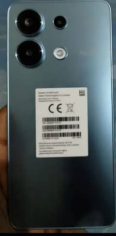 Redmi note 13 8+4 256 G. B