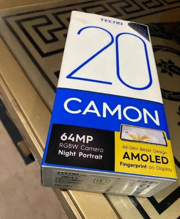 camon 20 complete box and charger neat and clean set 4