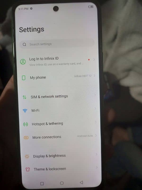 Infinix Hot 12 Good conditon 6GB 128GB Seald complet saman Pta aproved 3