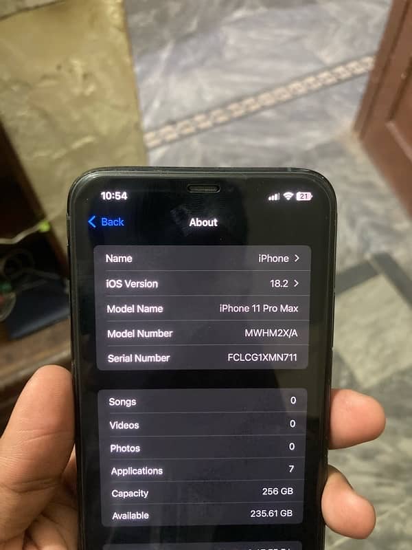 I phone 11 pro max 256gb PTA Approved 2