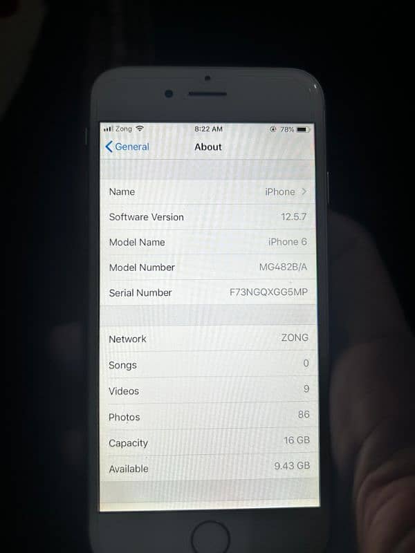 Apple iPhone 6 PTA Approved (Country Locked) 9