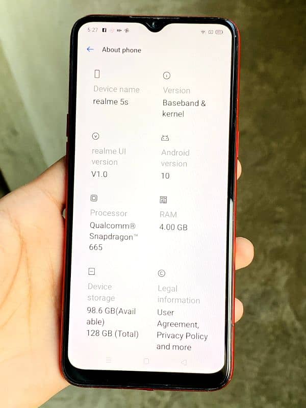 Realme 5s (4/128) With Box 9