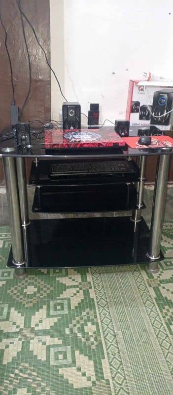 tv truly full glasss trolley 4mota glasss laga ha 03024050979 0