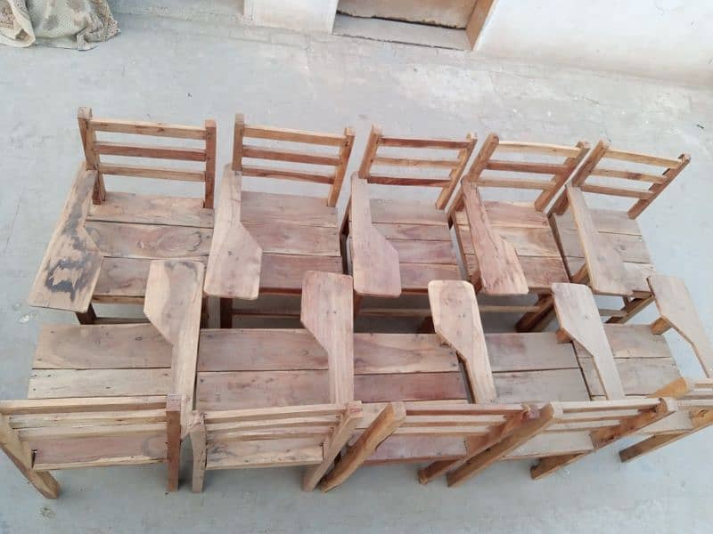 wooden school chairs 1