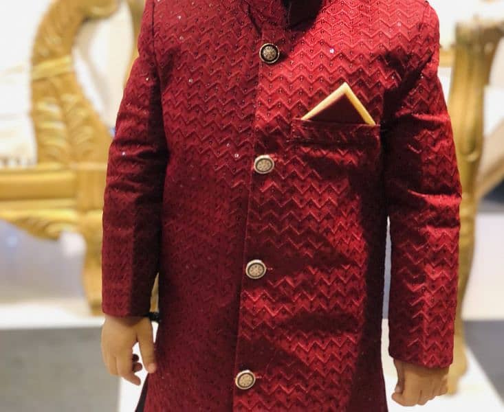 sherwani with shoes 1