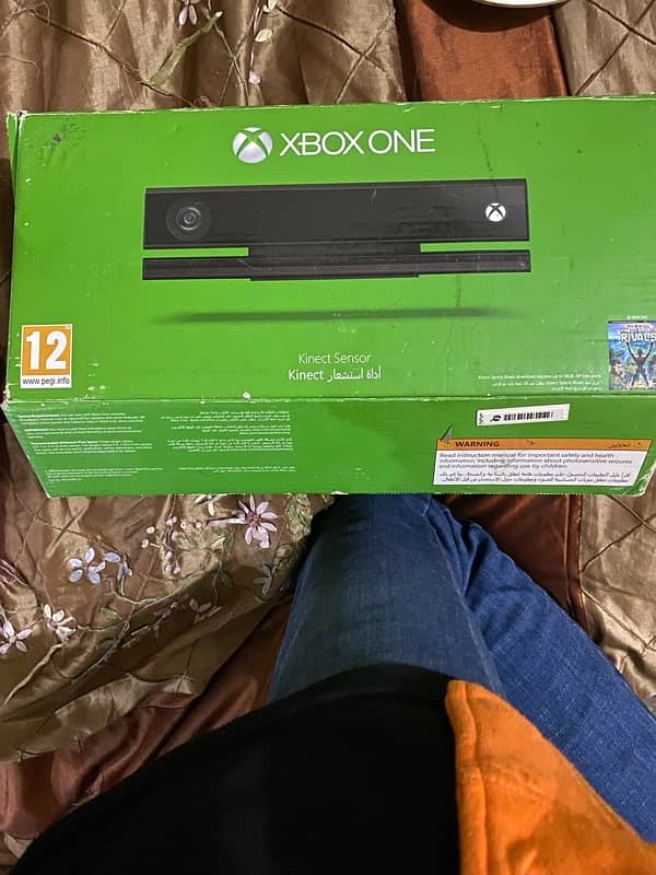 XBOX One 1tb (online) dubai variant with kinect sensor with box 9