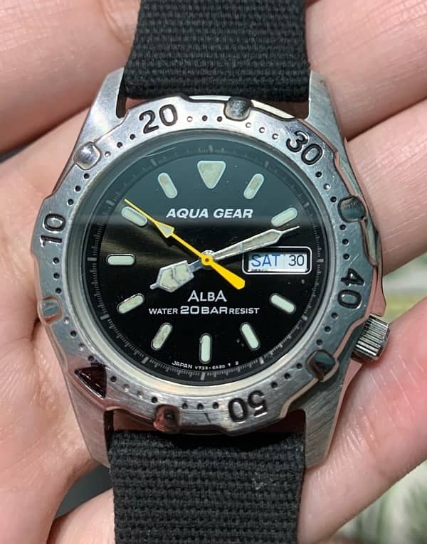 Alba by Seiko diver original watch 37mm 2