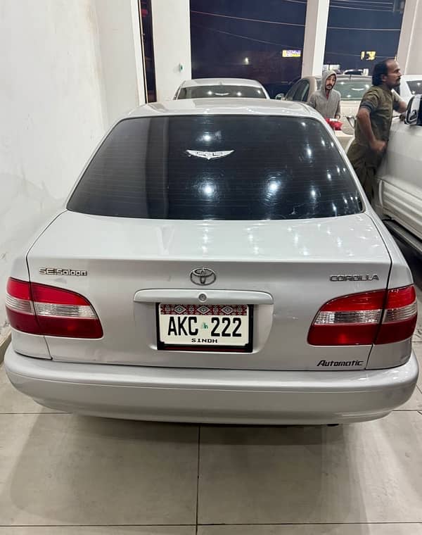 Toyota Corolla XE Model 2000 Registration 2006 Japanese Sindh Number 1