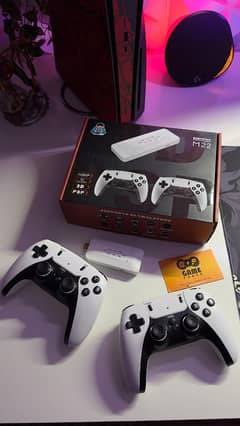 M22 ORIGINAL GAME STICK *NEW* WITH 2 PS5 WIRELESS CONTROLER GAMESTICK