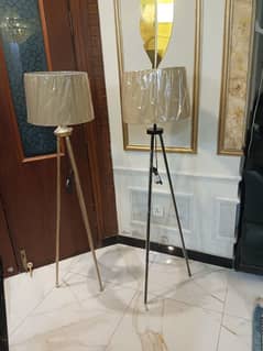 table and floor lamps