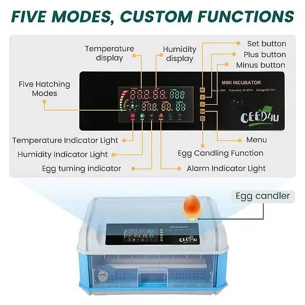 Incubator / Autometic / Egg hathing machine / AC / DC 0