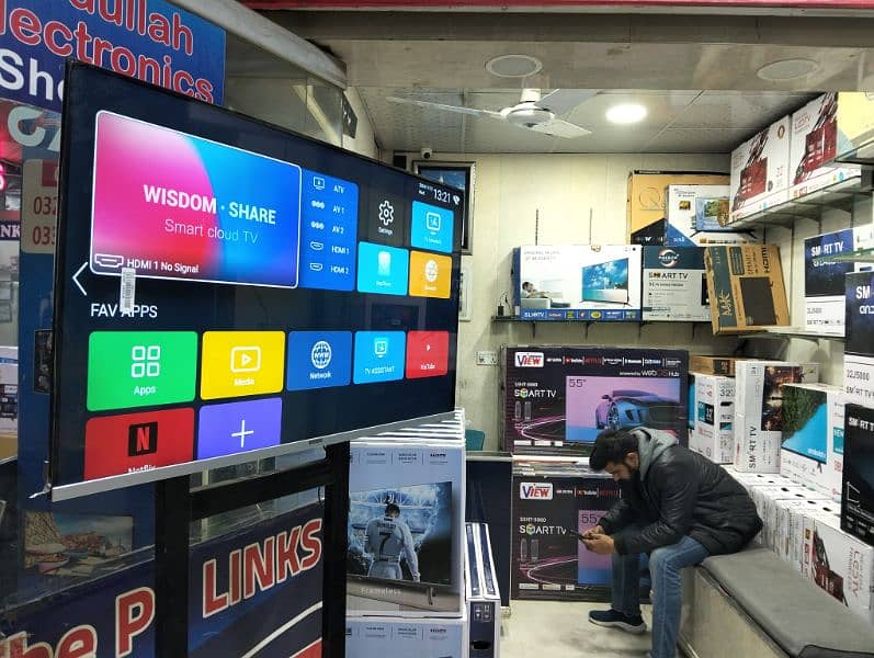 55 InCh - Led Tv ismart + Q LED New model 03225848699 1