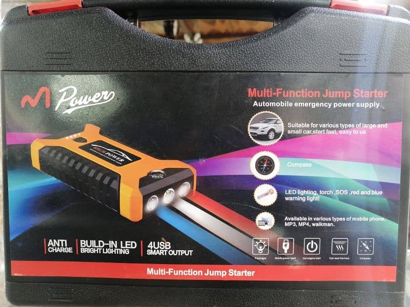 High-Capacity Multi-Function Car Jump Starter 3