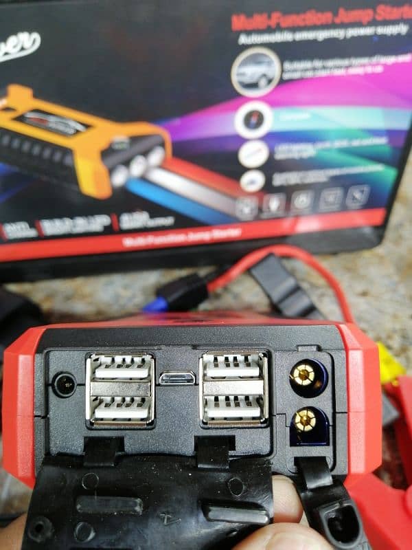 High-Capacity Multi-Function Car Jump Starter 4