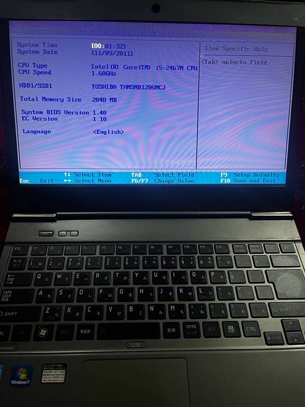 Toshiba ultrabook corei5 3rd gen 4