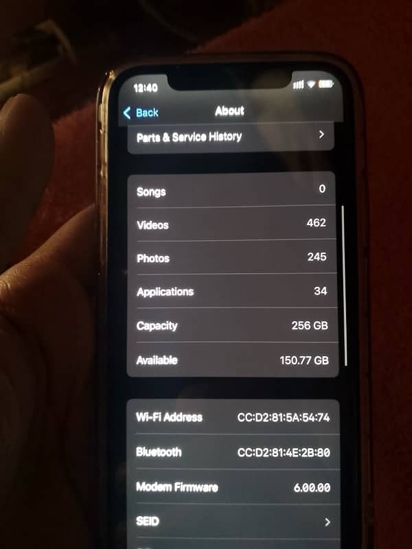 iphone 11 pro , factory unlocked , Face id Ok , 256GB 1