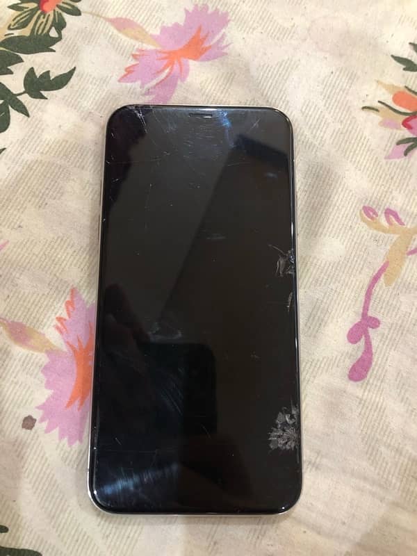 Iphone X 256 gb PTA Approved Glass Crack 10