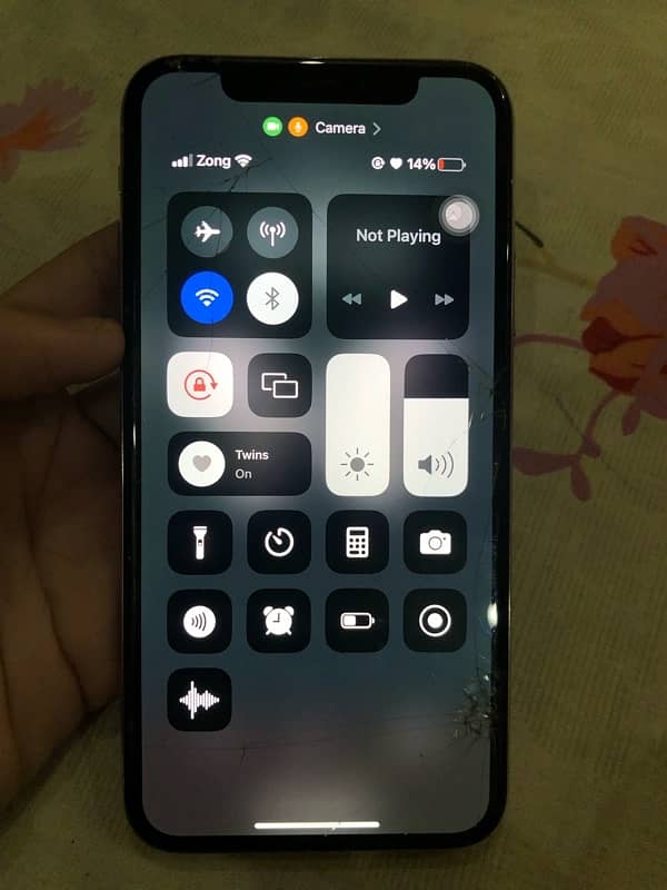 Iphone X 256 gb PTA Approved Glass Crack 12