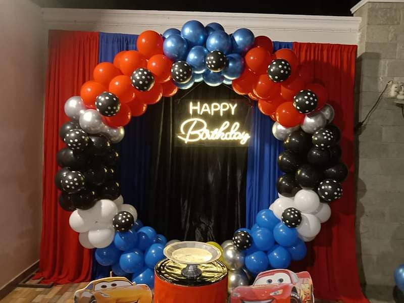 Balloon Decoration # Face painting# magic show # Balloon arch Magician 2