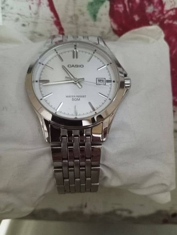 Original Casio Silver Watch 0