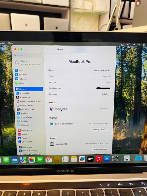 MacBook Pro 13” M1-2020  16/512 2