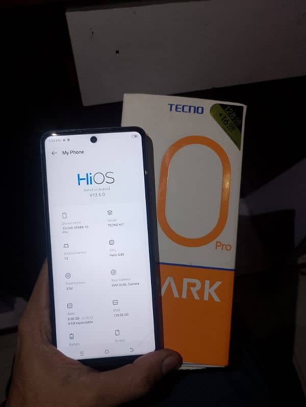 Tecno Spark 10 pro 8+8/128 gb with complete box 1