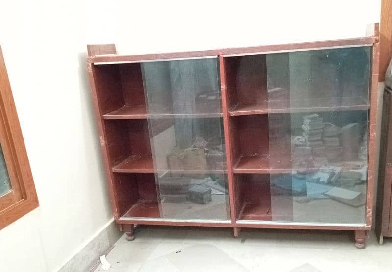 Wooden Glass Shelve 1