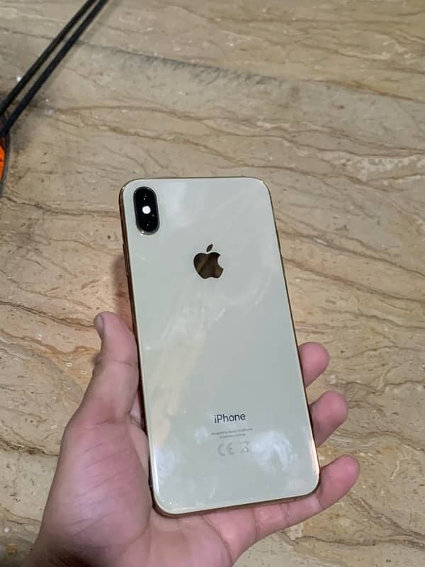 i phone xs max non pta 64 gb battery 77 with box  number 03212507790 1