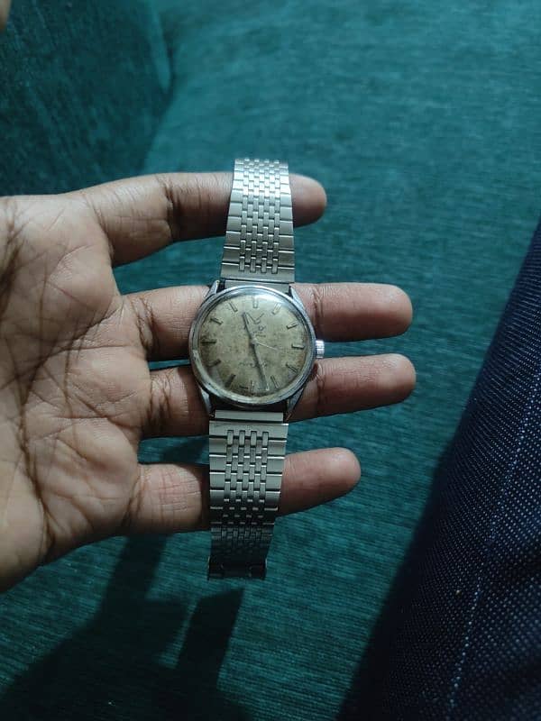 rare camy manual winding vintage watch with very beautiful chain 3