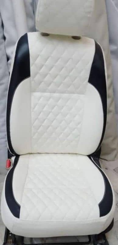 Car Seat Covers - Leather Velvet Rexine - Civic Alto Corolla Mira 16