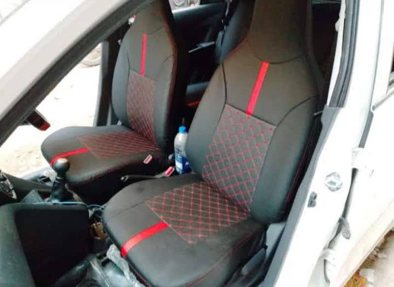 Car Seat Covers - Leather Velvet Rexine - Civic Alto Corolla Mira 19