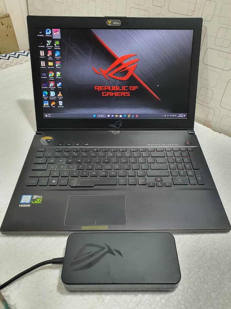 ASUS ROG CORE I7 8GEN GTX 6GB RGB KEY 10BY9 0