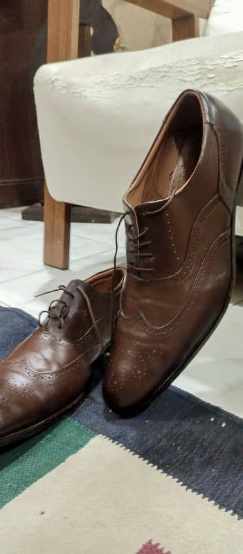 Adel's Orignal Leather Brown Shoes Size 47 5