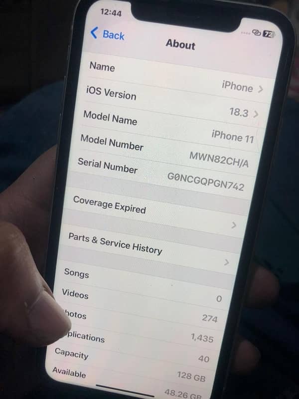 iphone 11 128 gb non pta 10/10 9