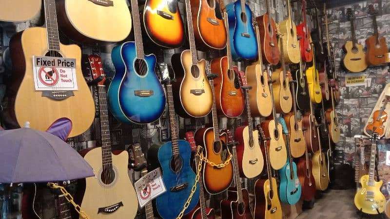 Guitar store in Lahore Pakistan | Musical instrument store 1