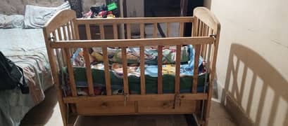 Wooden Baby Cot/ Baby Single Bed