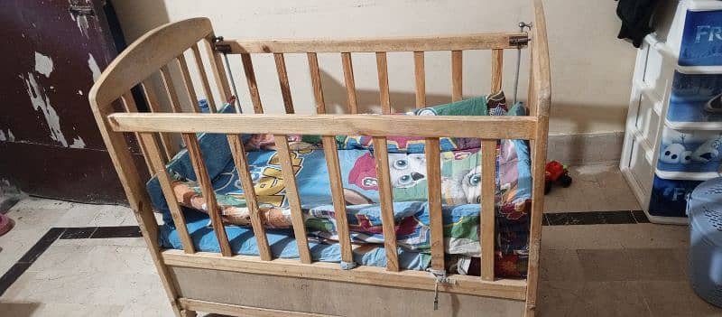 Wooden Baby Cot/ Baby Single Bed 2