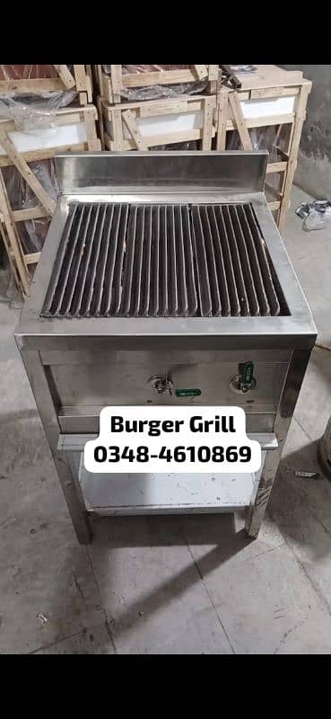 chips burger shawarma hotplate fryer gril bar b q piza oven sale 5