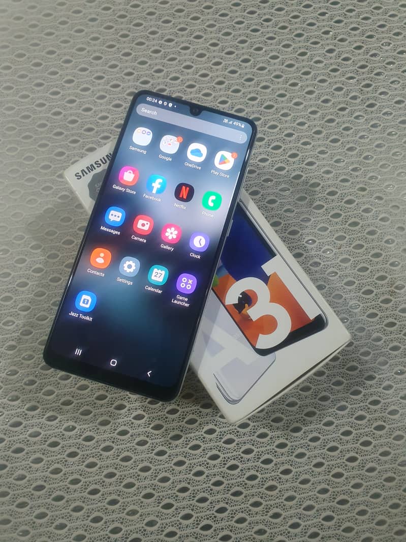 Samsung A31 with Box 0