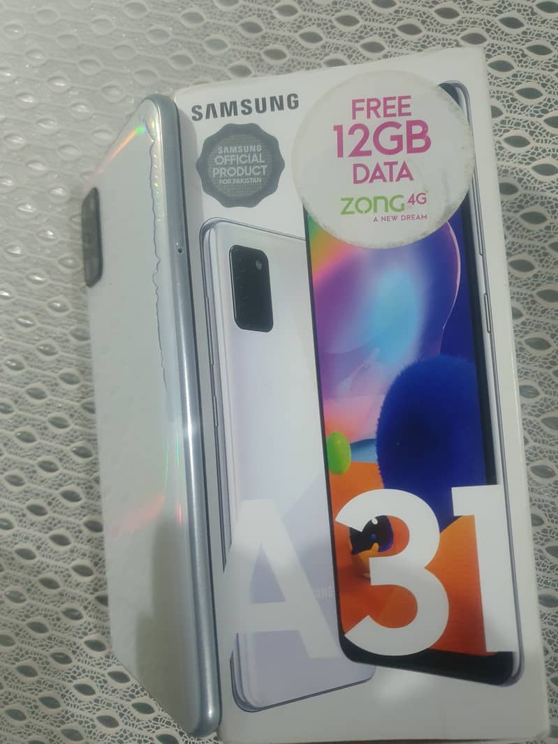 Samsung A31 with Box 2