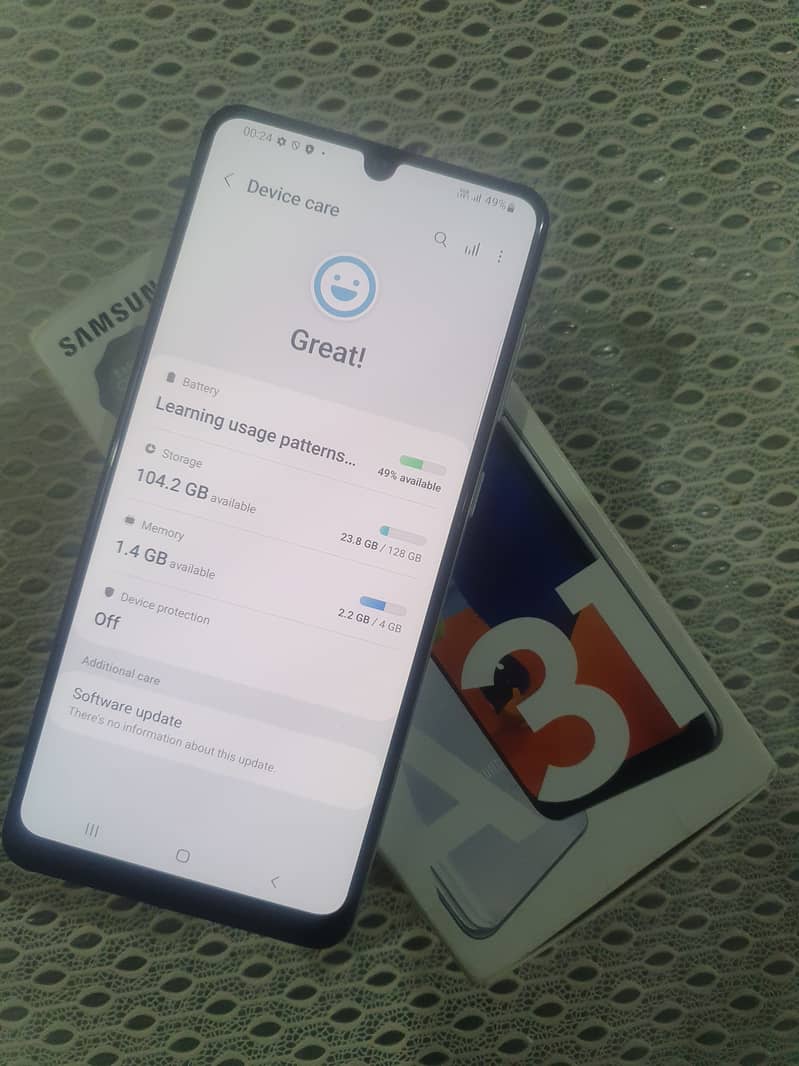 Samsung A31 with Box 4