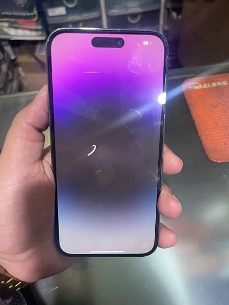 10/10 Iphone 14 pro max 256 Factory Unlock Deep Purple Color 3